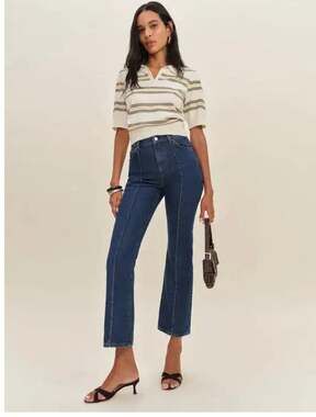 NWT Reformation Mia High Rise Vintage Ankle Bootcut Jeans - Size 26